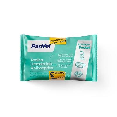 Toalhas Umedecidas Antissépticas Para Mãos Panvel 10 Unidades Lv4pg3