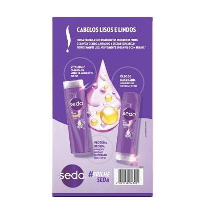 Kit Seda Liso Perfeito Shampoo 300ml + Condicionador 190ml