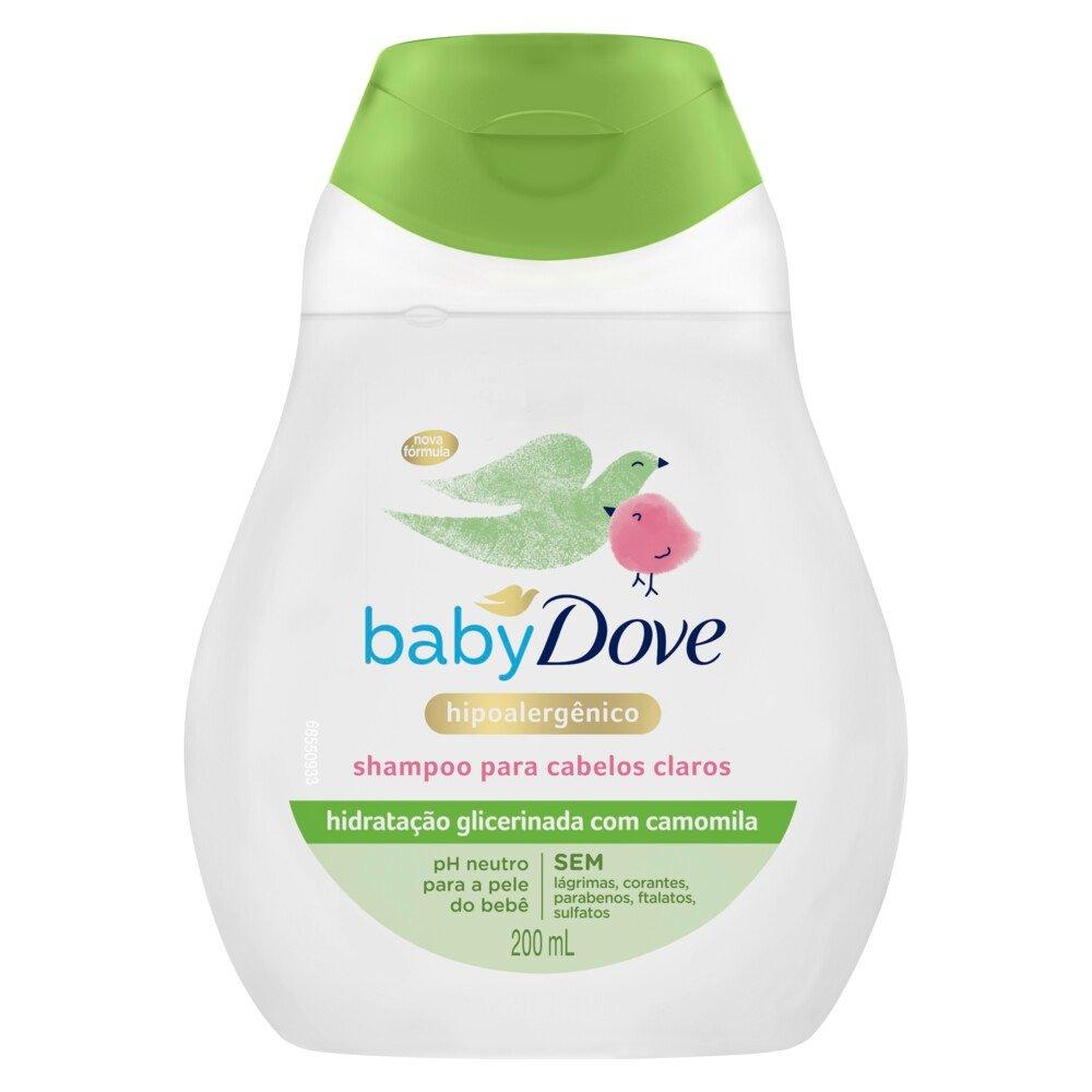 Shampoo Baby Dove Hidratação Enriquecida Cabelos Claros 200 Ml - 2
