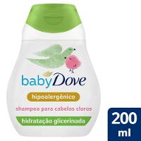 Shampoo Baby Dove Hidratação Enriquecida Cabelos Claros 200 Ml - 1