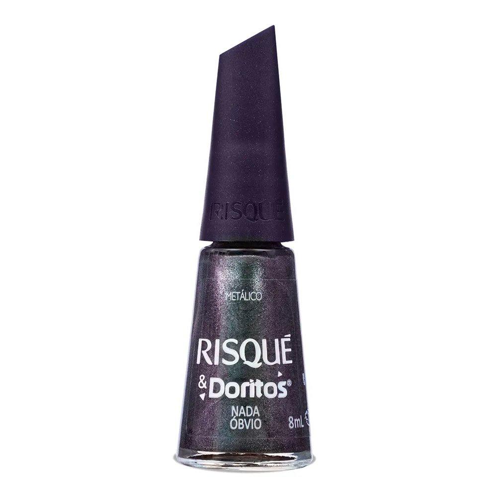 Esmalte Risqué & Doritos Metálico Nada Óbvio 8ml - 1