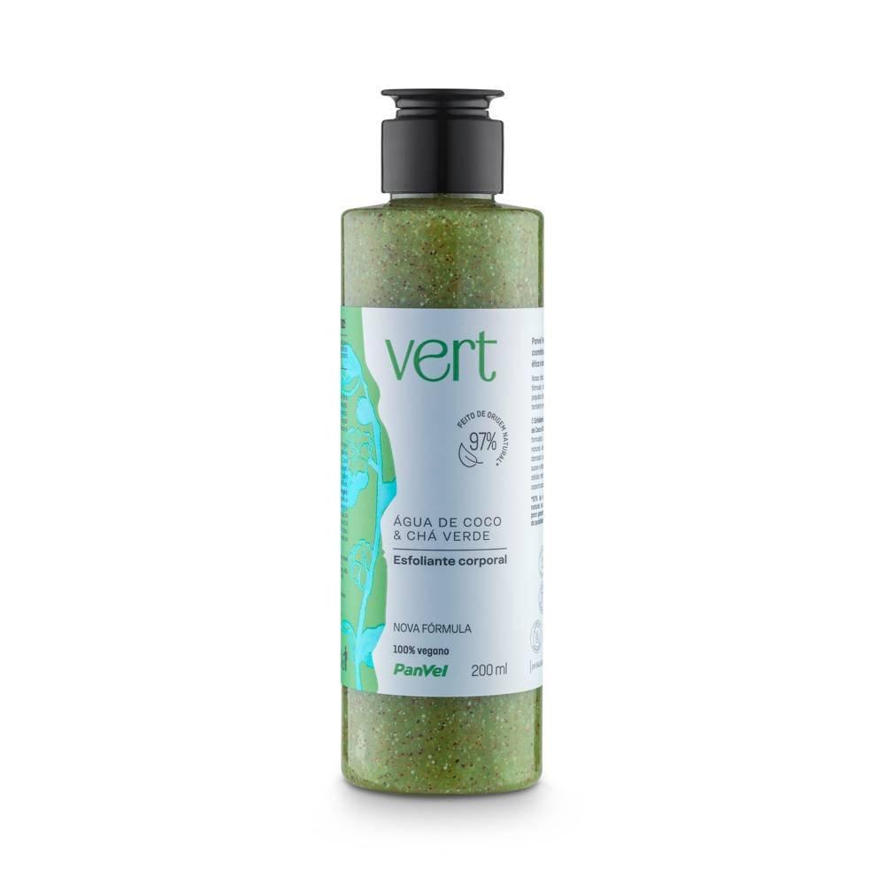 Esfoliante Corporal Panvel Vert Água De Coco Chá Verde 200ml - 1
