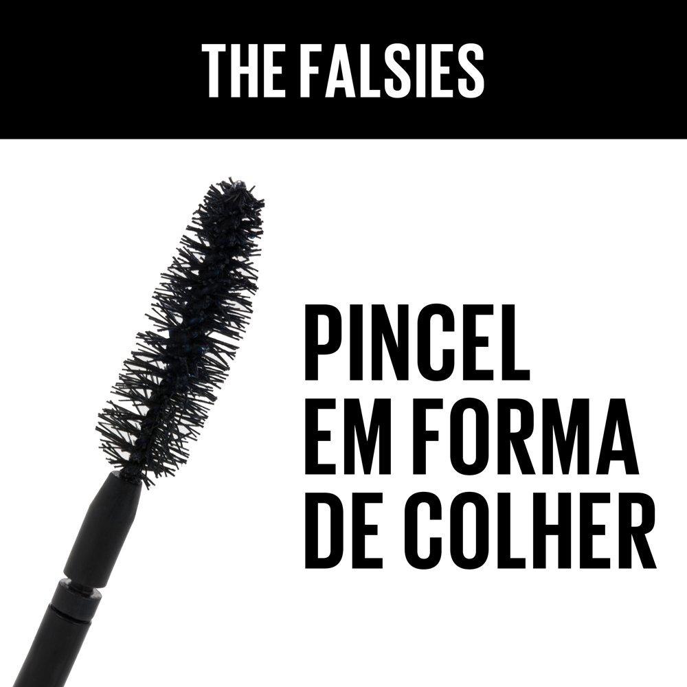 Máscara De Cílios Maybelline The Falsies À Prova D’água Preto - 3