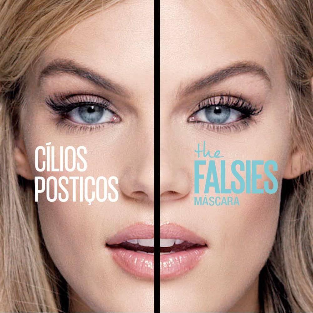Máscara De Cílios Maybelline The Falsies À Prova D’água Preto - 5
