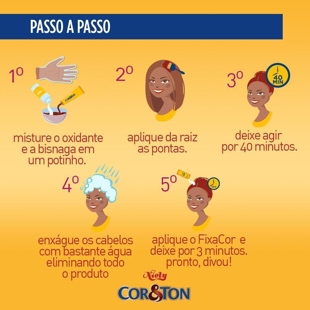 Tintura Niely Cor E Ton Preto Azul Especial 1.7 - 3