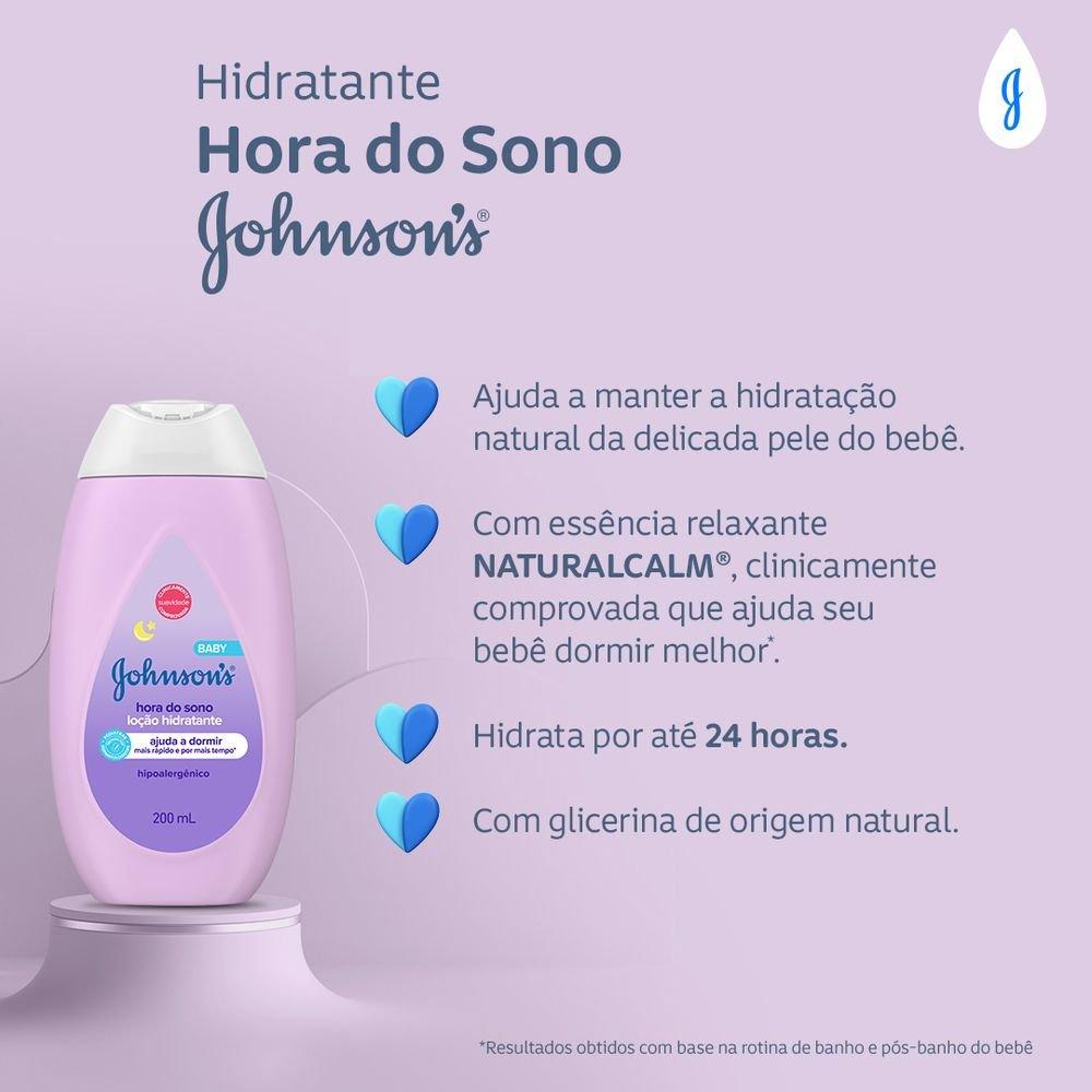 Loção Hidratante Relaxante Para Uso Diário Johnson’s Baby Hora Do Sono 200ml - 3