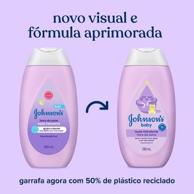 Loção Hidratante Relaxante Para Uso Diário Johnson’s Baby Hora Do Sono 200ml
