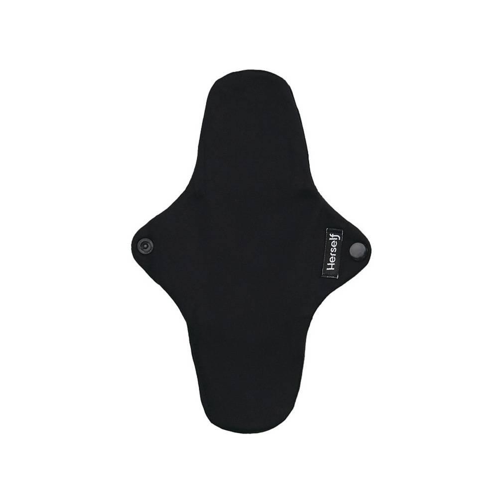 Absorvente Reutilizável Herself Médio Preto - 1