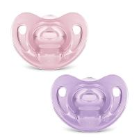 Chupeta Nuk Sensitive Rosa 6 Meses + Com 2 Unidades - 2