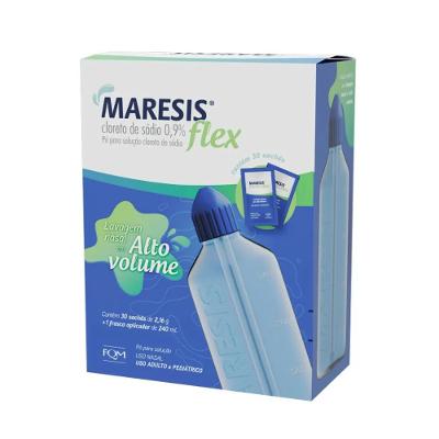 Maresis Flex Lavagem Nasal Alto Volume Frasco + 30 Sachês 2,16g