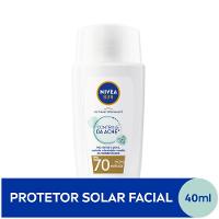 Protetor Solar Facial Nivea Sun Fluido Uv Face Specialist Controle Da Acne Fps 70 40ml - 1