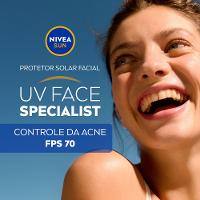 Protetor Solar Facial Nivea Sun Fluido Uv Face Specialist Controle Da Acne Fps 70 40ml - 3