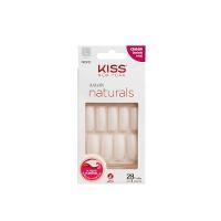 Unhas Postiças Kiss Natural Longo Quadrado - 1