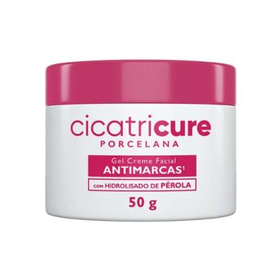Gel Creme Facial Cicatricure Porcelana Antimarcas 50g