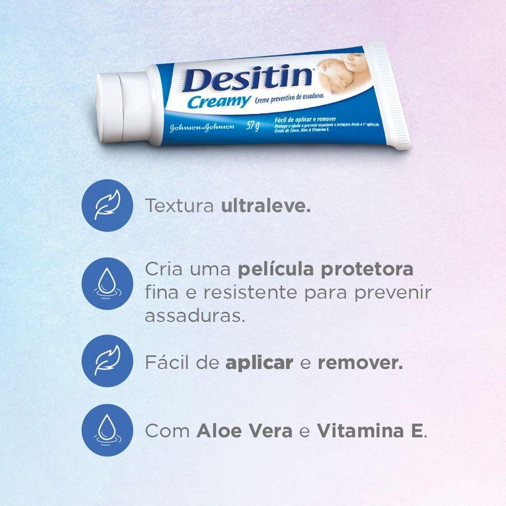 Creme Preventivo De Assaduras Desitin Creamy Aloe 57g - 4