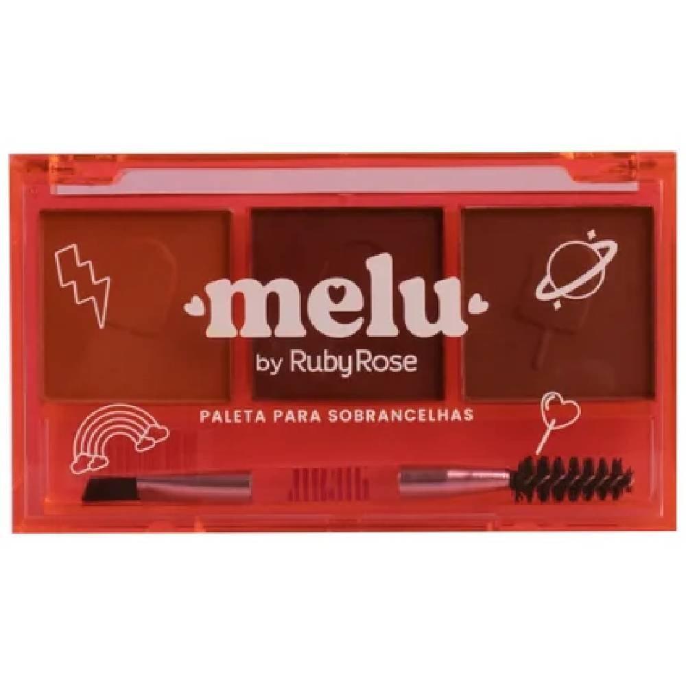 Paleta Para Sobrancelha Melu Ruby Rose Cor 02 7g - 1