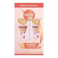 Kit Seda Colágeno E Vitamina C Shampoo+ Condicionador 325ml By Niina Secrets - 1