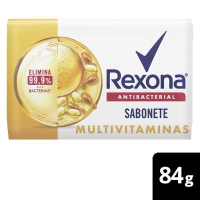 Sabonete Barra Rexona Antibacterial Multivitaminas 84g