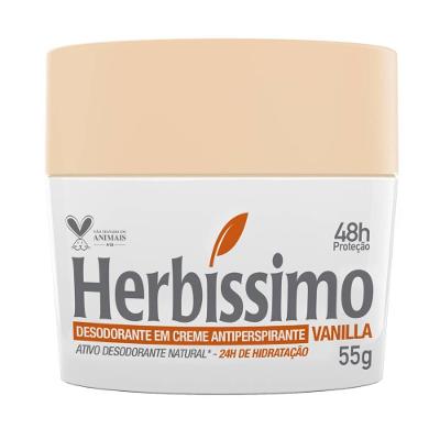 Desodorante Em Creme Herbíssimo Vanilla 55g