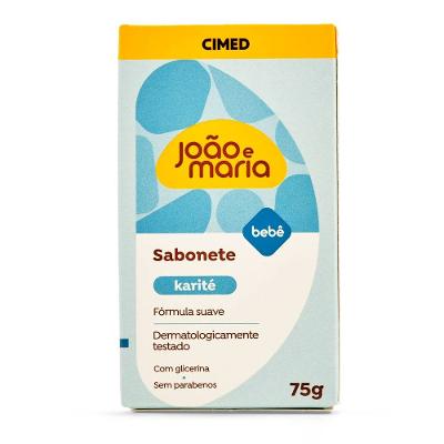 Sabonete Em Barra Para Bebê João E Maria Karité 75g
