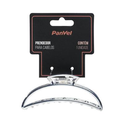 Piranha De Metal Para Cabelo - Tamanho Médio - Brilho Prata Panvel
