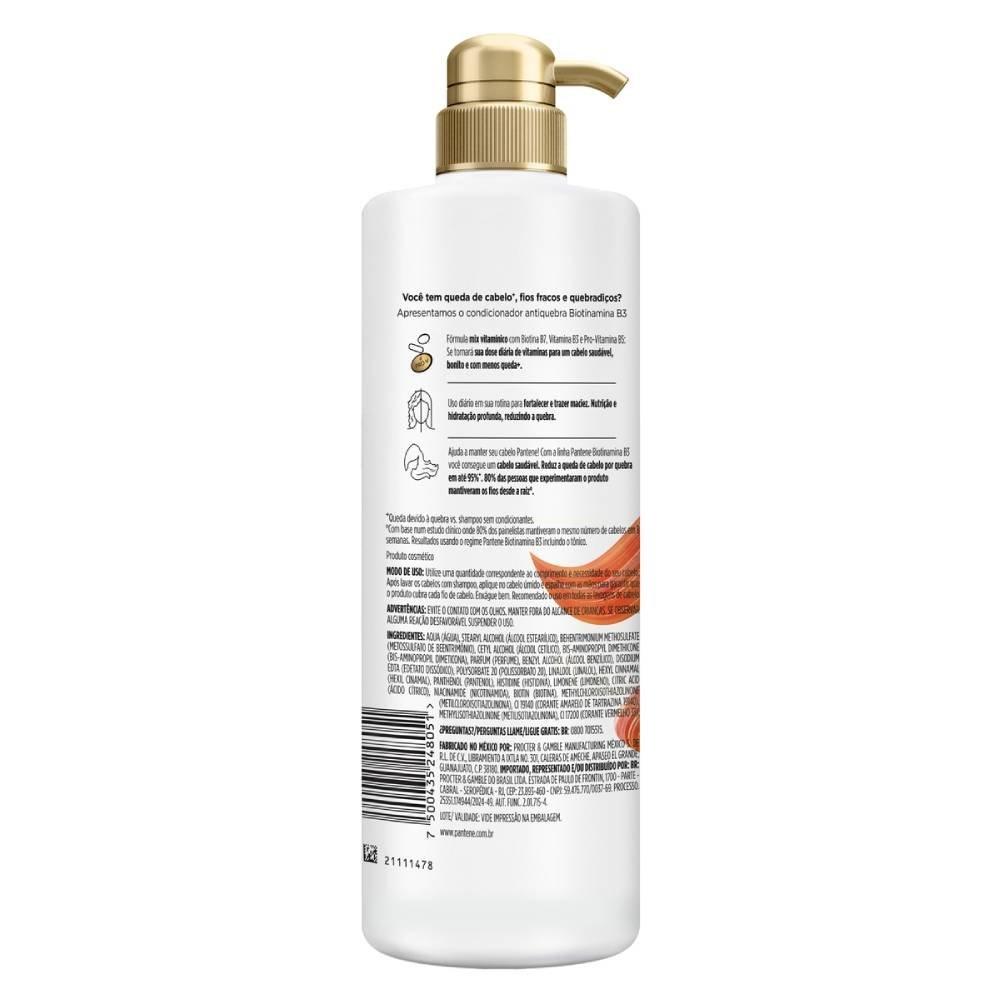 Condicionador Pantene Biotinamina B3 Antiqueda 510ml - 3