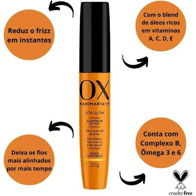 Alinhador De Fios Ox Mari Maria Vita Glow 10g