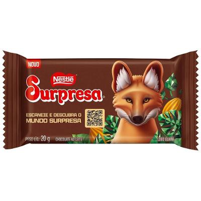 Chocolate Nestlé Surpresa Ao Leite 20g