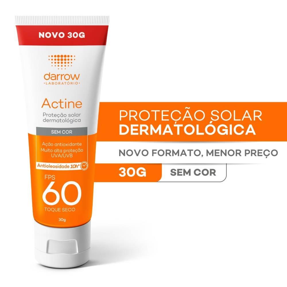 Protetor Solar Facial Actine Sem Cor Fps60 30g - 2