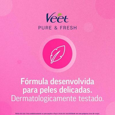 Folhas Depilatórias Corporais Veet Pele Delicada 12 Unidades