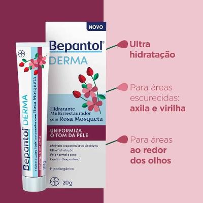 Creme Hidratante Bepantol Derma Rosa Mosqueta 20g