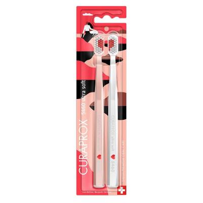 Kit Escova Dental Curaprox Ultra Soft 5460 2 Unidades Cores Sortidas