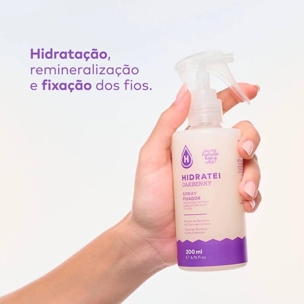 Spray Fixador Capilar Hidratei Oakberry 200ml - 2