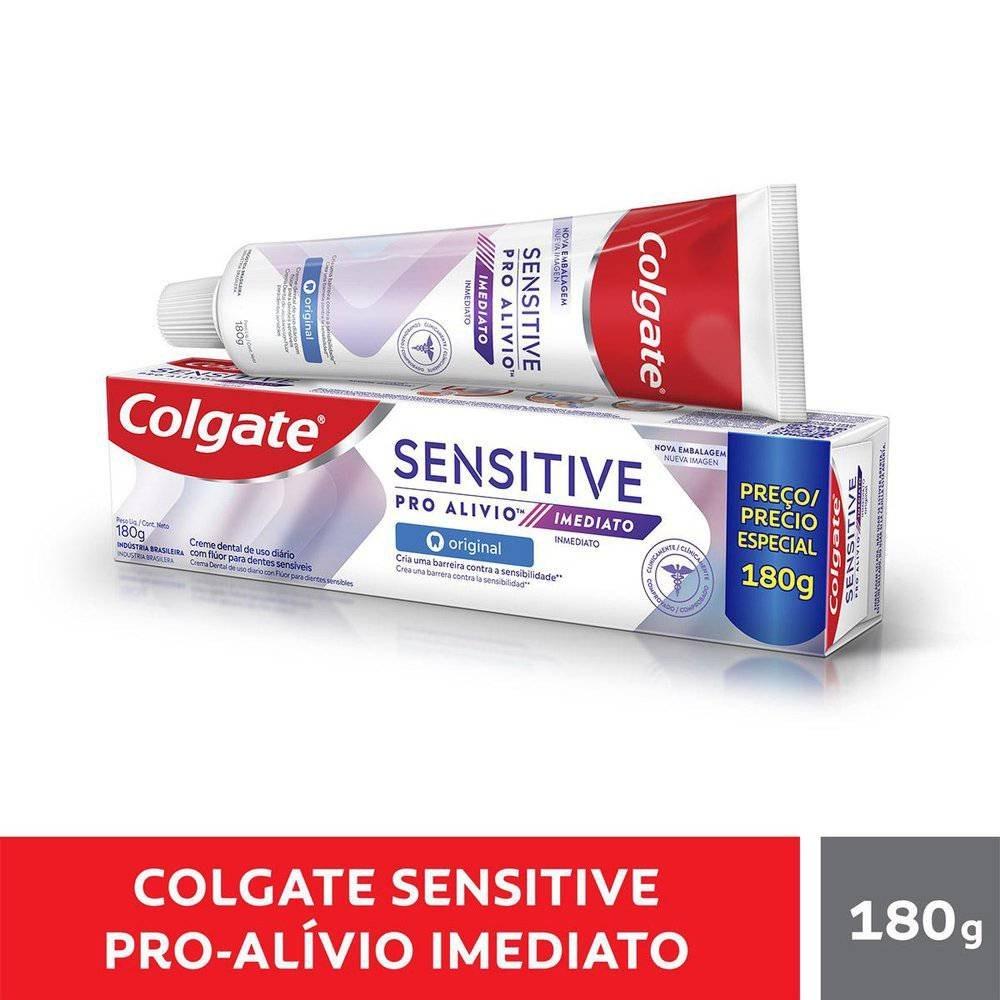 Creme Dental Colgate Sensitive Pro Alívio Imediato Original 180g - 2