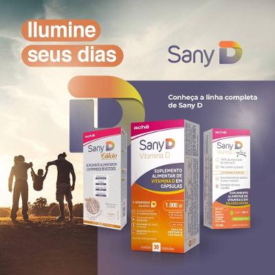 Sany D Vitamina D 2.000ui + Cálcio 300mg 30 Comprimidos