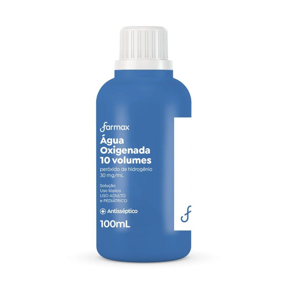 Agua Oxigenada Antisseptico 10 Volumes Farmax 100ml - 1