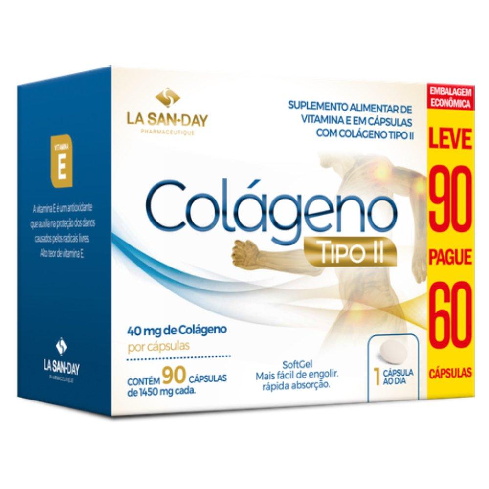 Colageno Tipo Ii La San-day Leve 90 Pague 60 Capsulas Softgel - 1