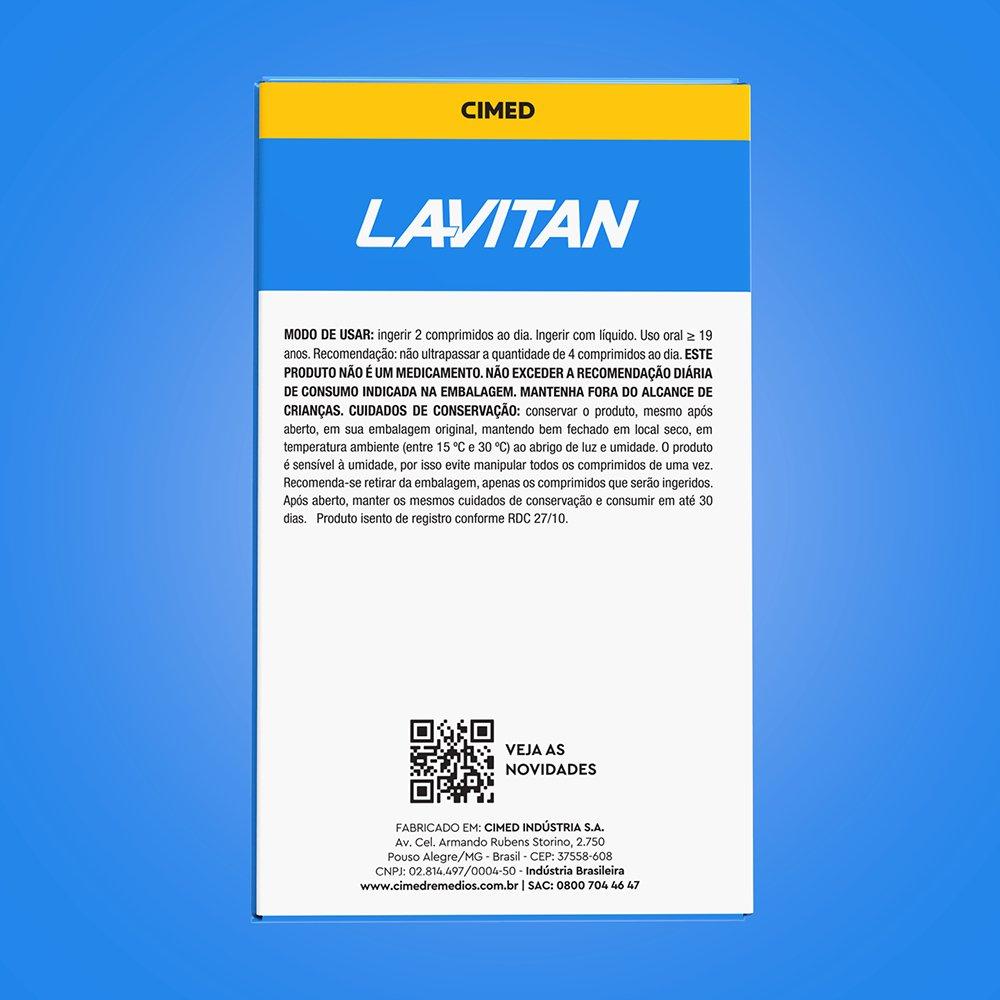Suplemento Alimentar Lavitan Cálcio + Vitamina D 1000 Ui Com 60 Comprimidos - 2