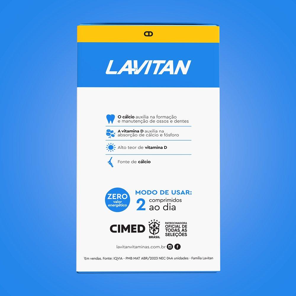 Suplemento Alimentar Lavitan Cálcio + Vitamina D 1000 Ui Com 60 Comprimidos - 4