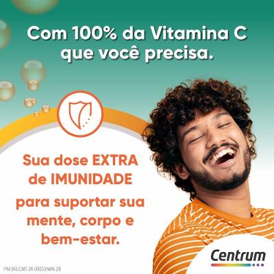 Centrum Imunidade Com Vitaminas C, D E Zinco Pó Efervescente Sabor Laranja 5g