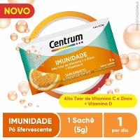 Centrum Pó Efervescente Imunidade Sabor Laranja Com Vitaminas C, D E Zinco Sachê 5g - 1