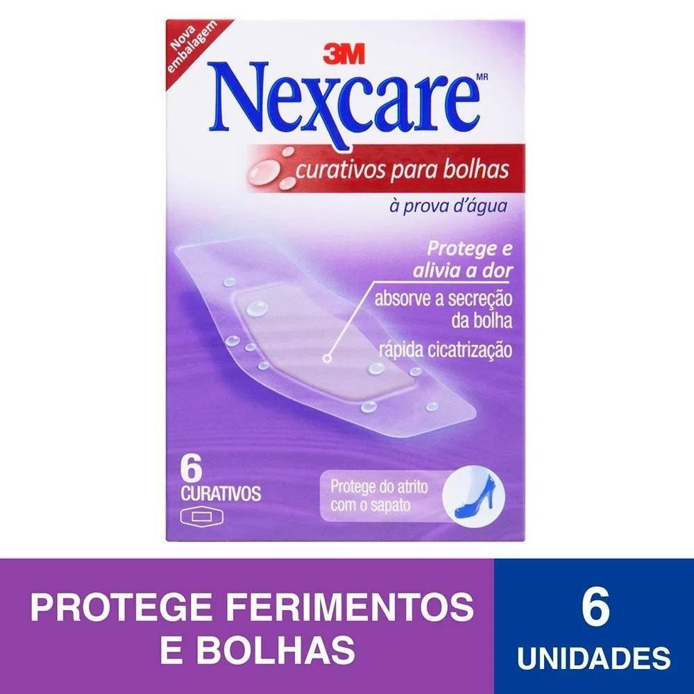 Curativo Nexcare Para Bolhas Com 6 - 1