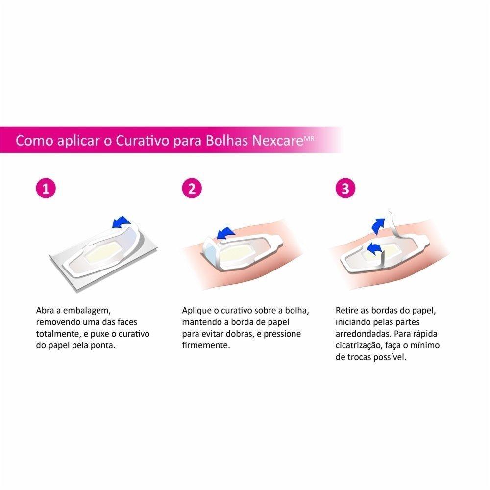 Curativo Nexcare Para Bolhas Com 6 - 3