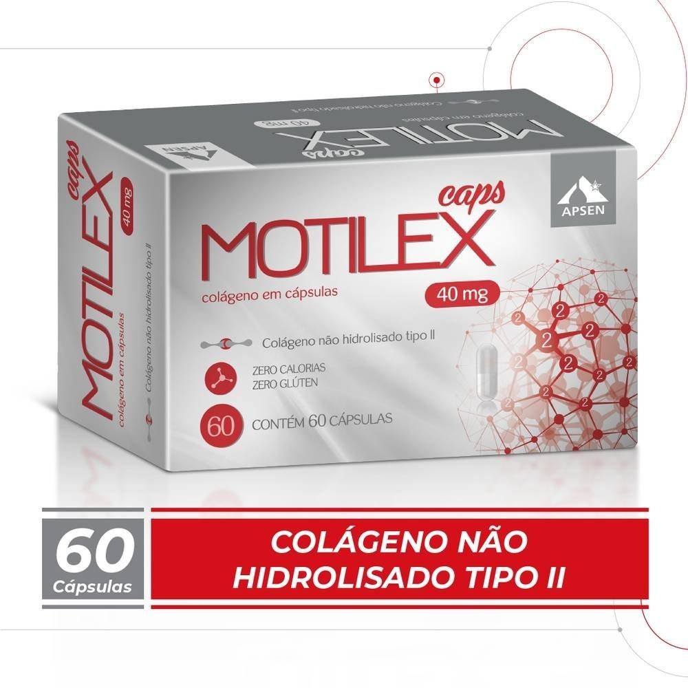 Colágeno Tipo Ii Não Hidrolisado Motilex Caps Com 60 Cápsulas Apsen - 1