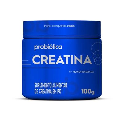 Creatina Pura Probiotica Pote 100g