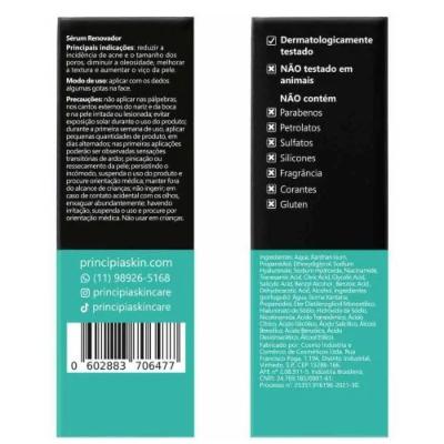 Sérum Facial Antiacne E Oleosidade Principia Mix-01 30ml