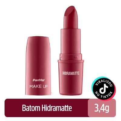 Batom Hidramatte Vermelho Canela Panvel Make Up 3,4g
