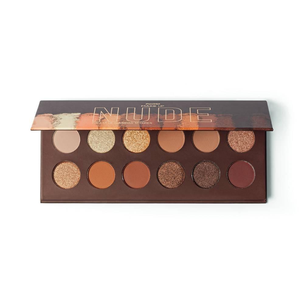 Paleta De Sombras Nude Panvel Make Up 12 Cores - 2