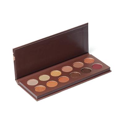 Paleta De Sombras Nude Panvel Make Up 12 Cores