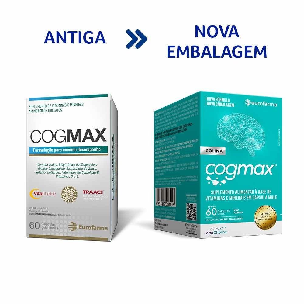 Suplemento Vitamínico Cogmax 60 Cápsulas - 2